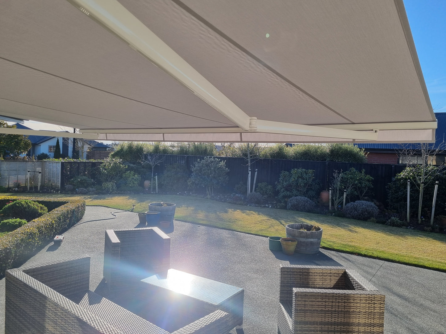 Canterbury Blinds and Screens - Folding Arm Awning