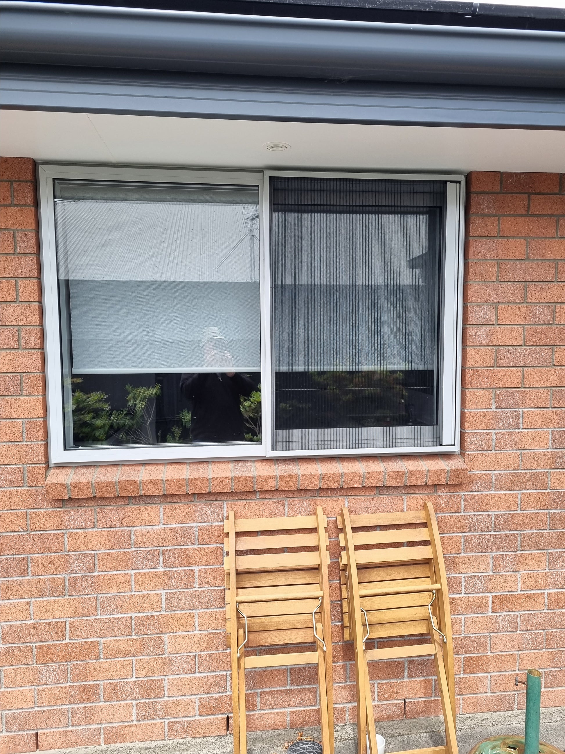 Canterbury Blinds and Screens - Pleated Fly Screen Window