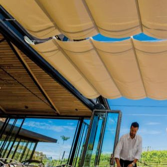 Canterbury Blinds and Screens - Wave Shade Awning